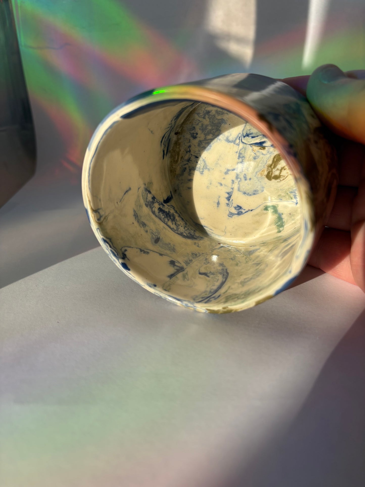 Green and Blue Cup