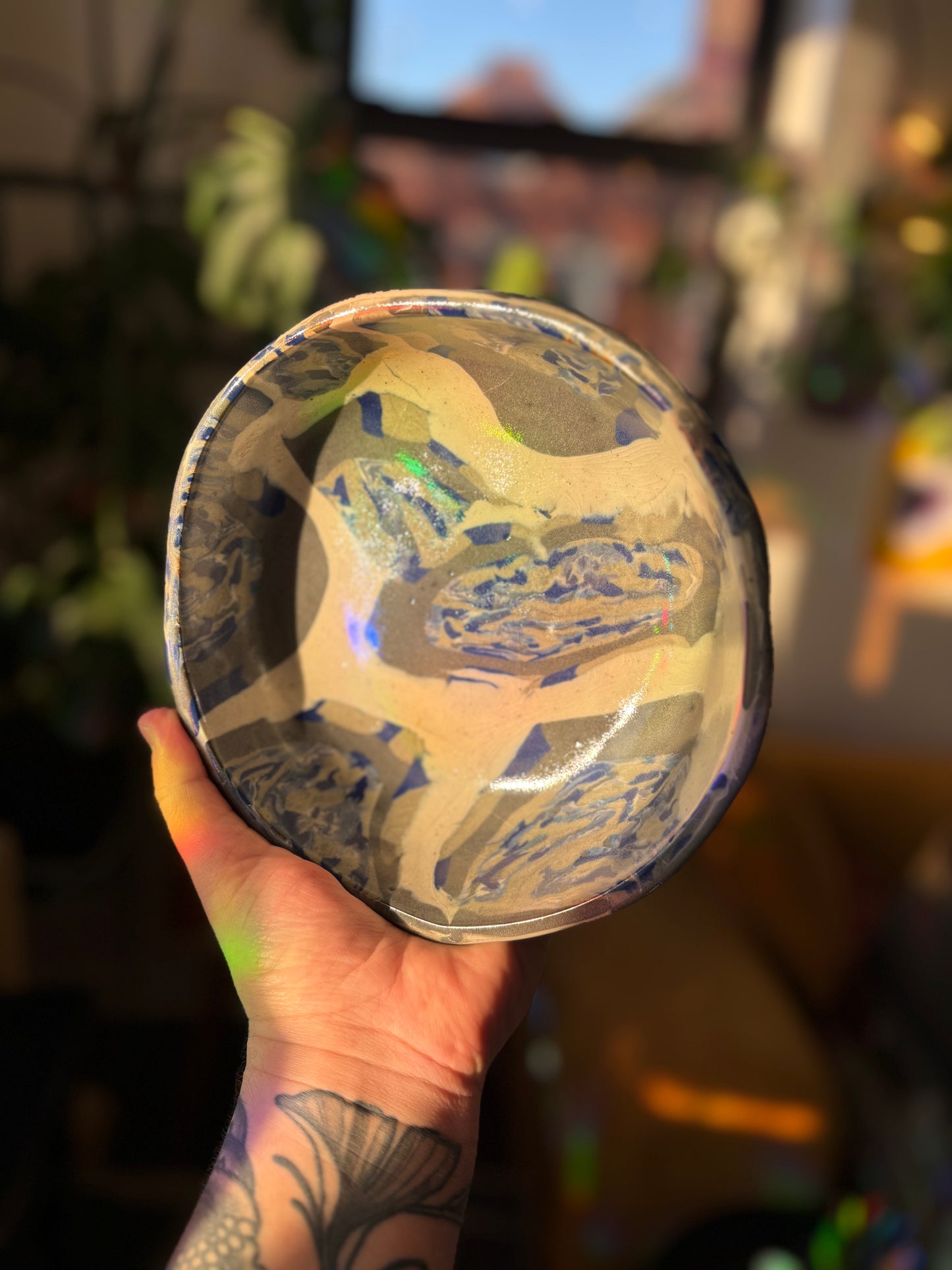 Checkered Patterned Bowl