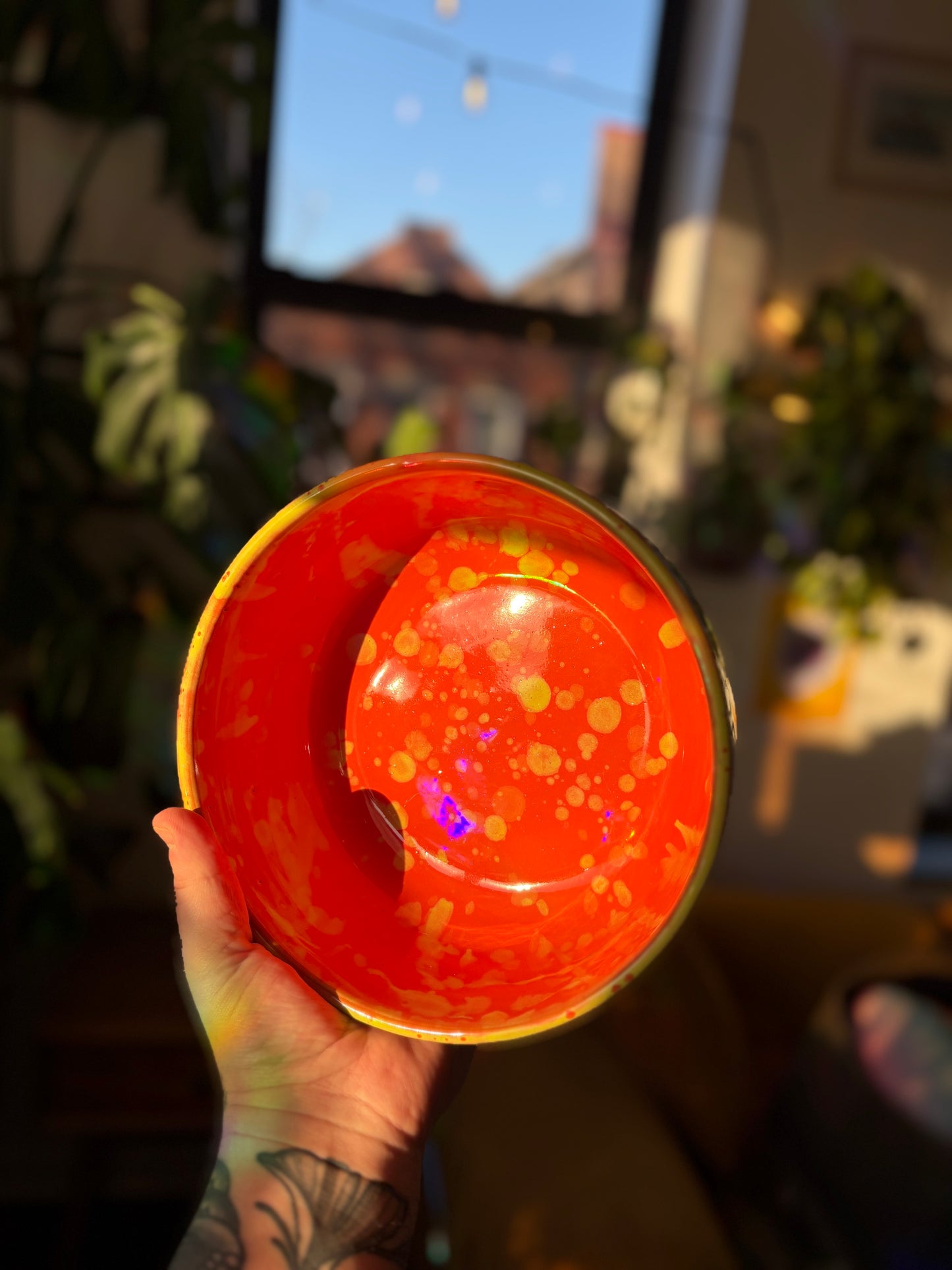 Neon Green / Orange Bowl