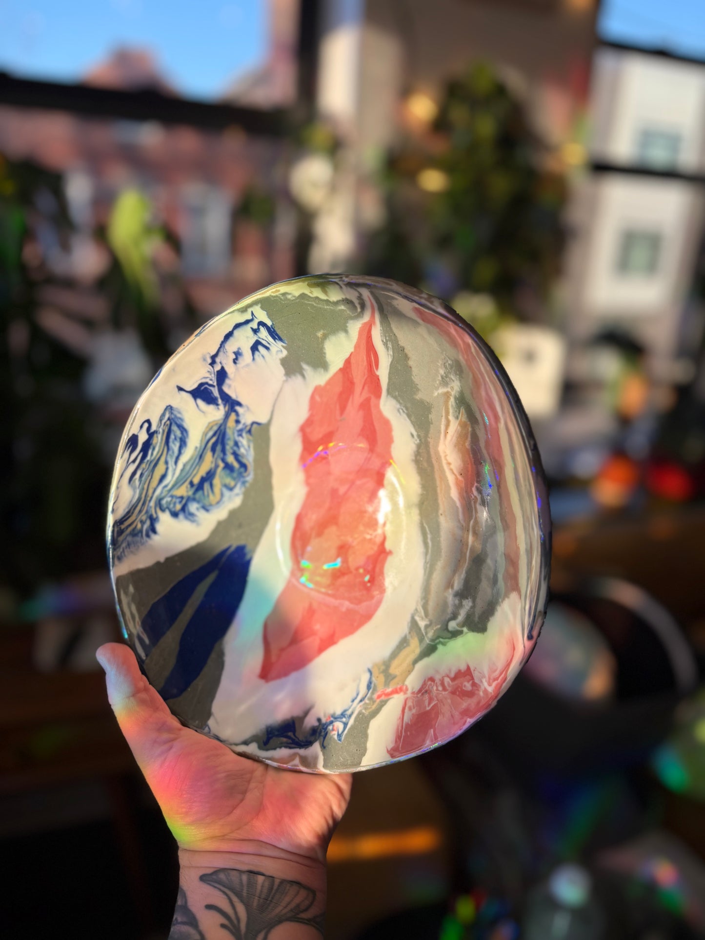 Multicolor Patterned Bowl