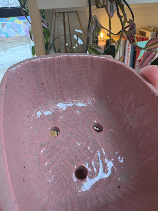 Pink planter