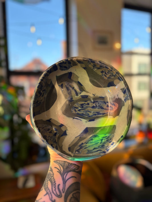 Checkered Patterned Bowl