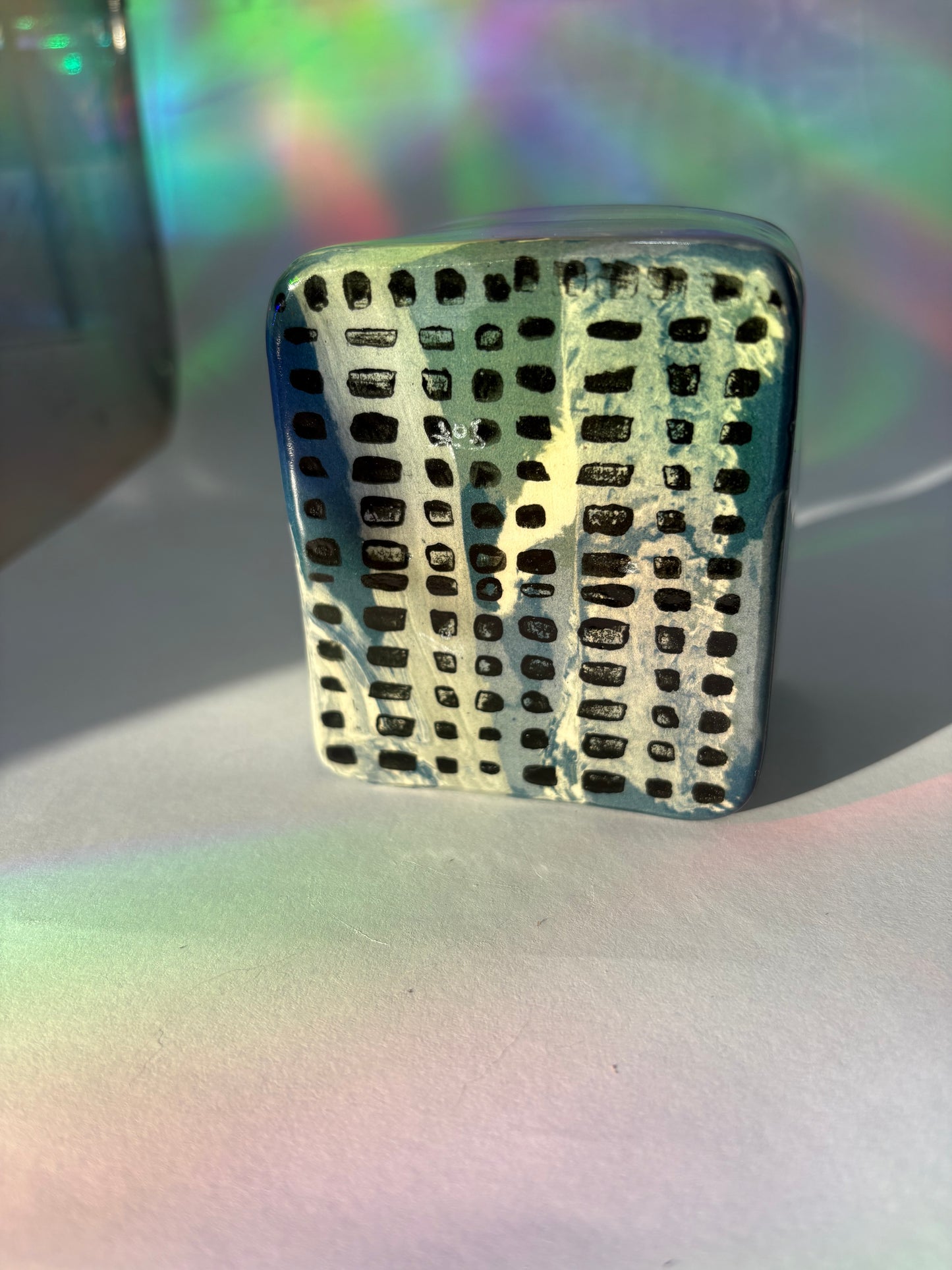 Teal Square Cup