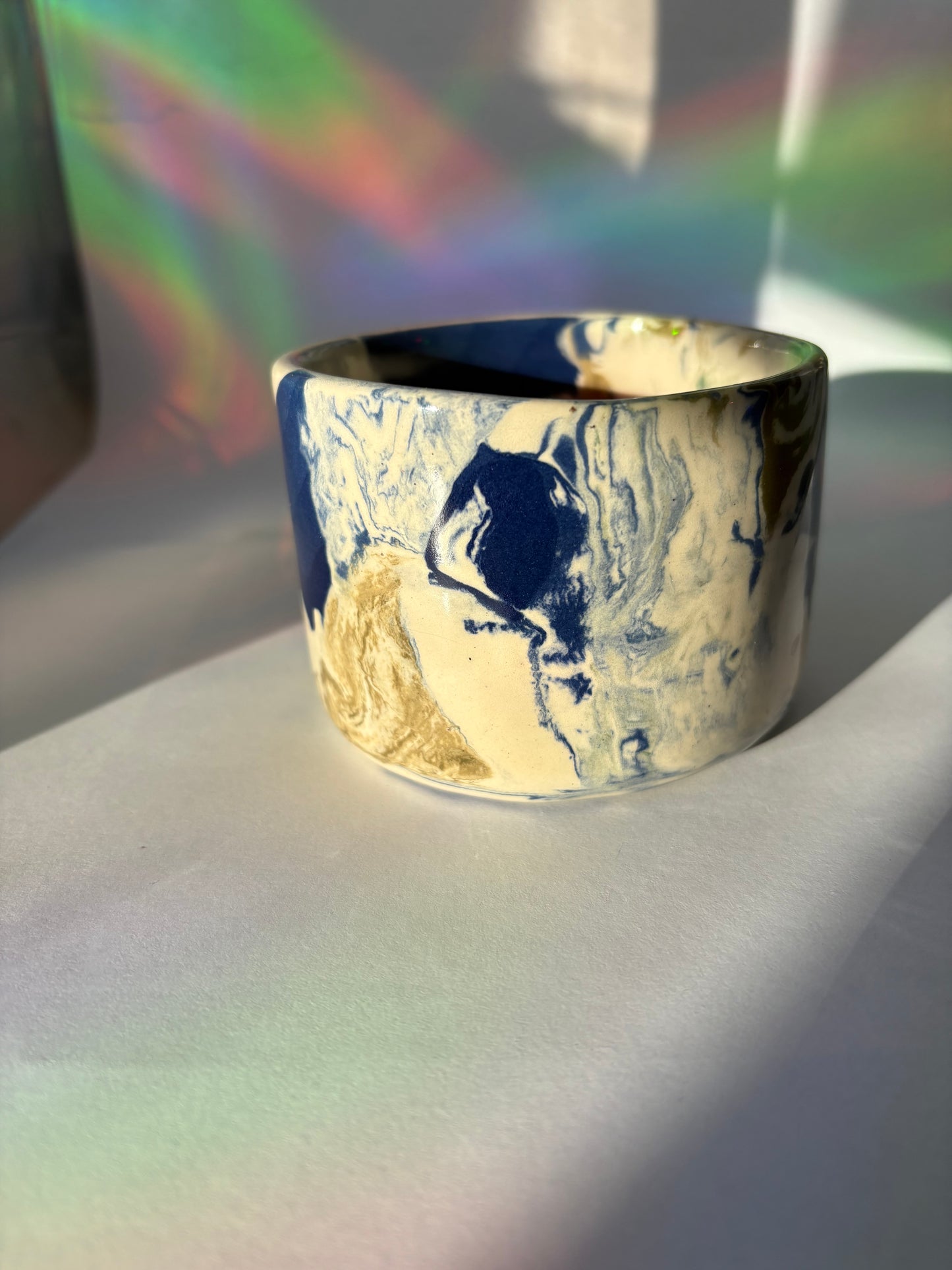 Green and Blue Cup