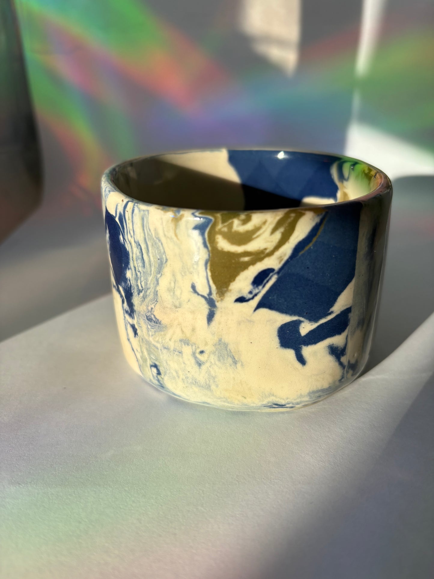 Green and Blue Cup