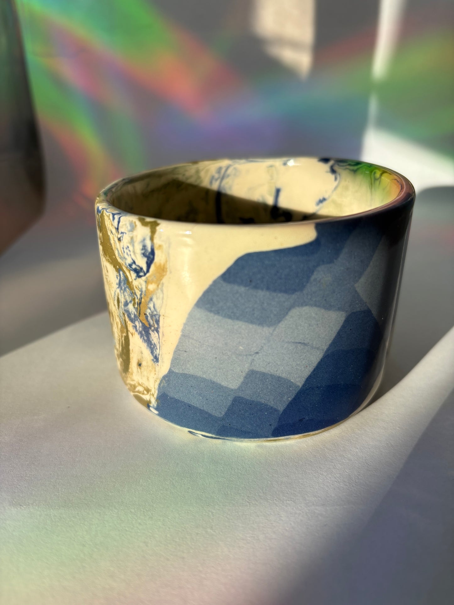 Green and Blue Cup