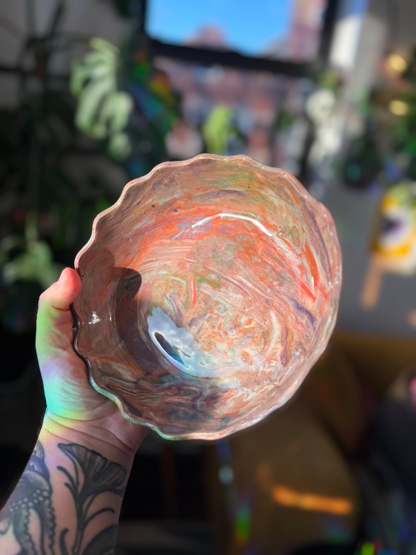 Orange / Purple / Green Bowl
