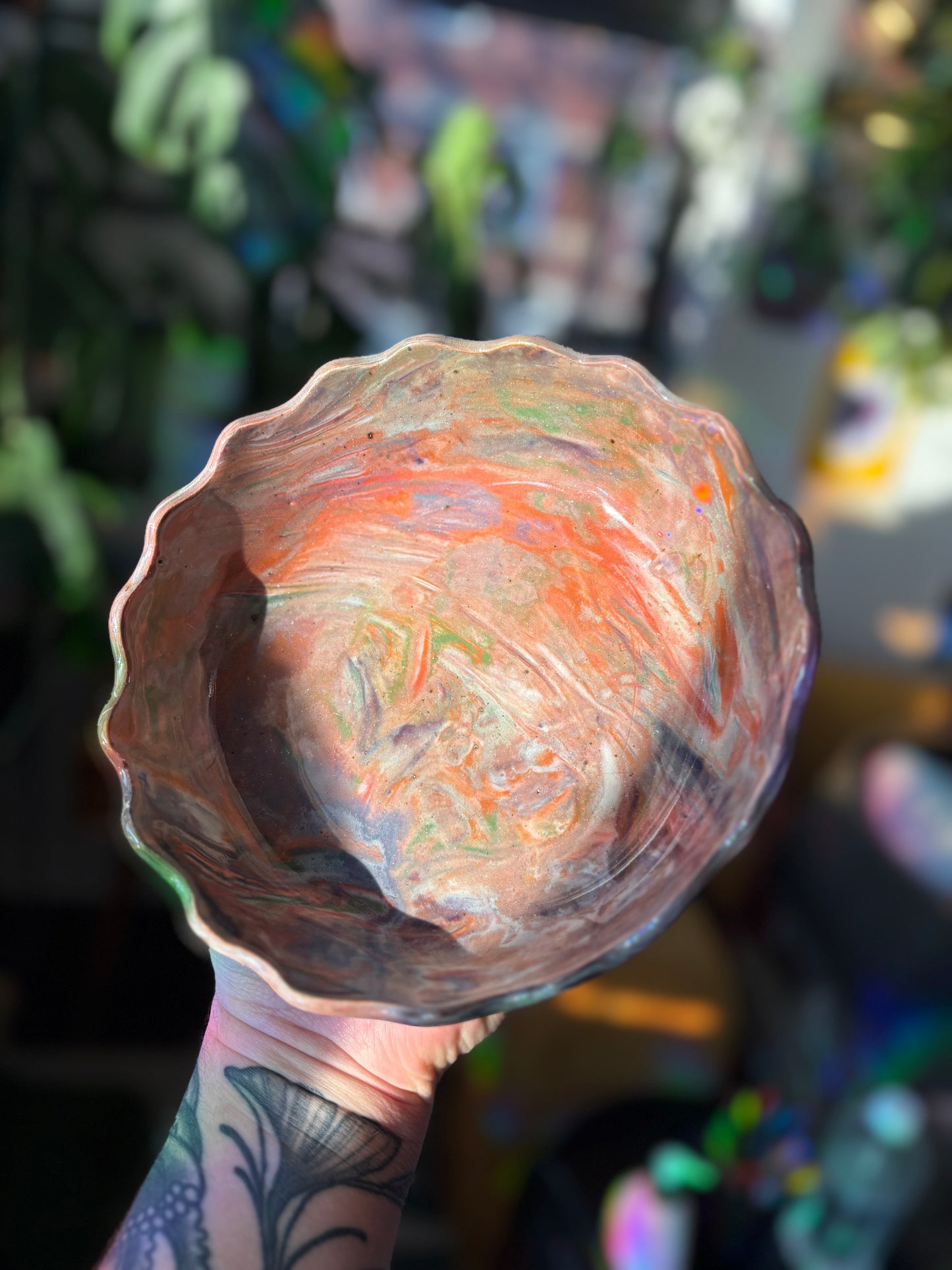 Orange / Purple / Green Bowl