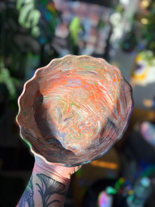 Orange / Purple / Green Bowl
