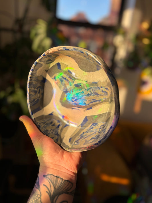 Checkered Patterned Bowl