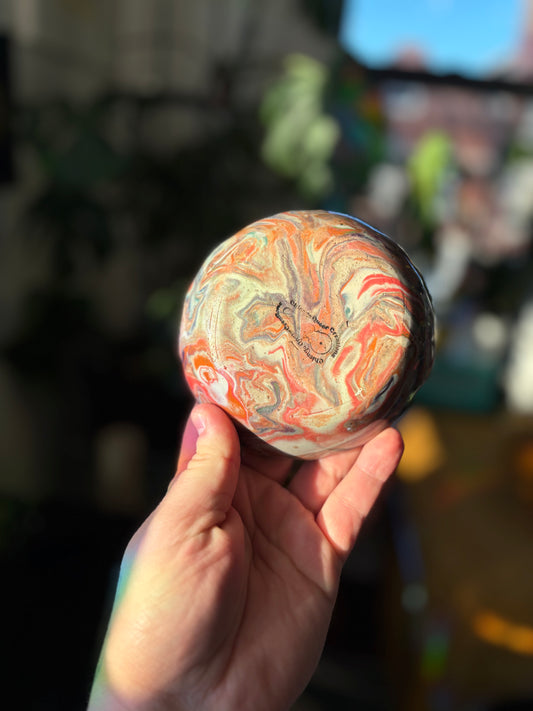 Pink / Orange / Green Snack Dish