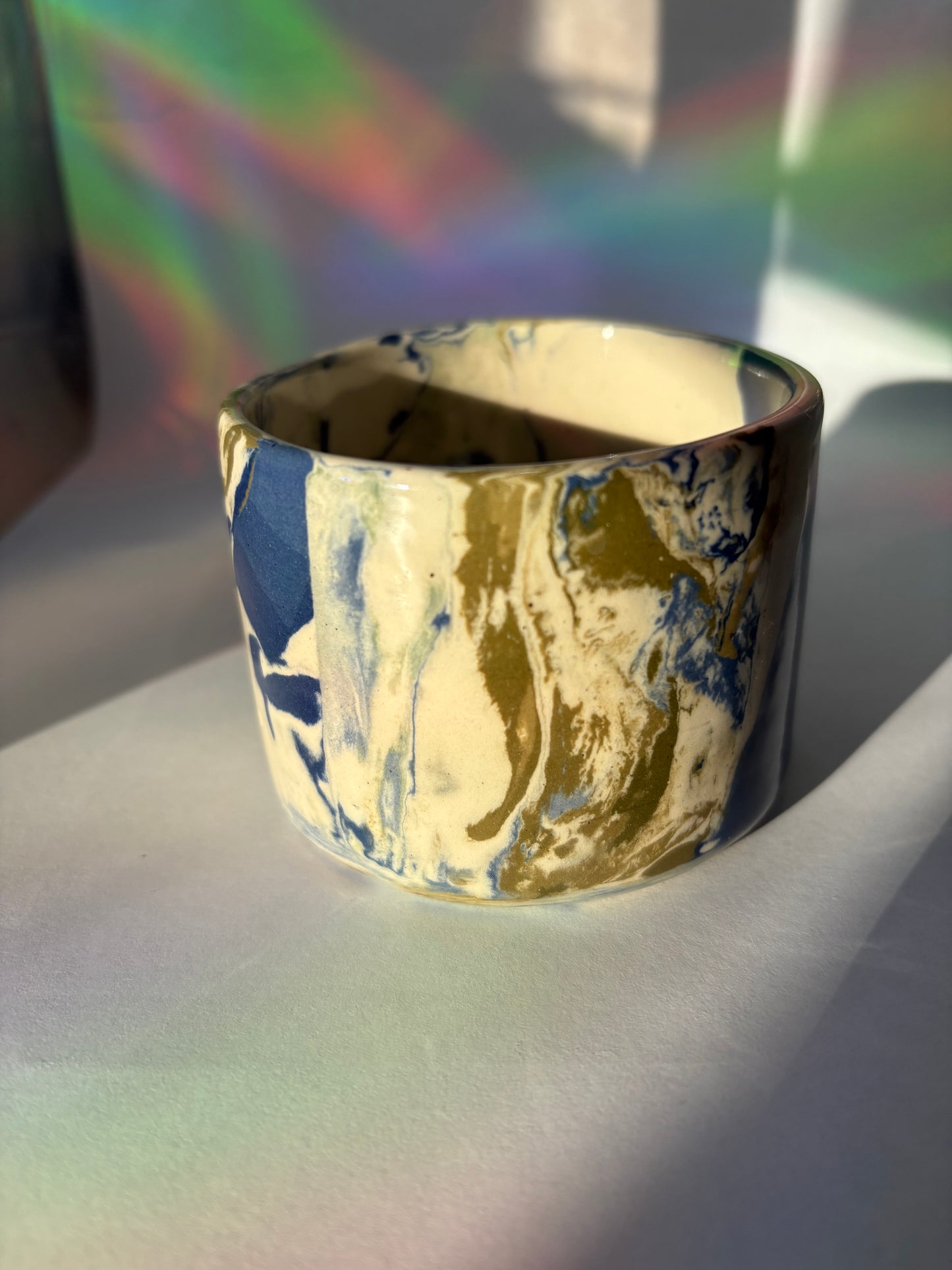 Green and Blue Cup