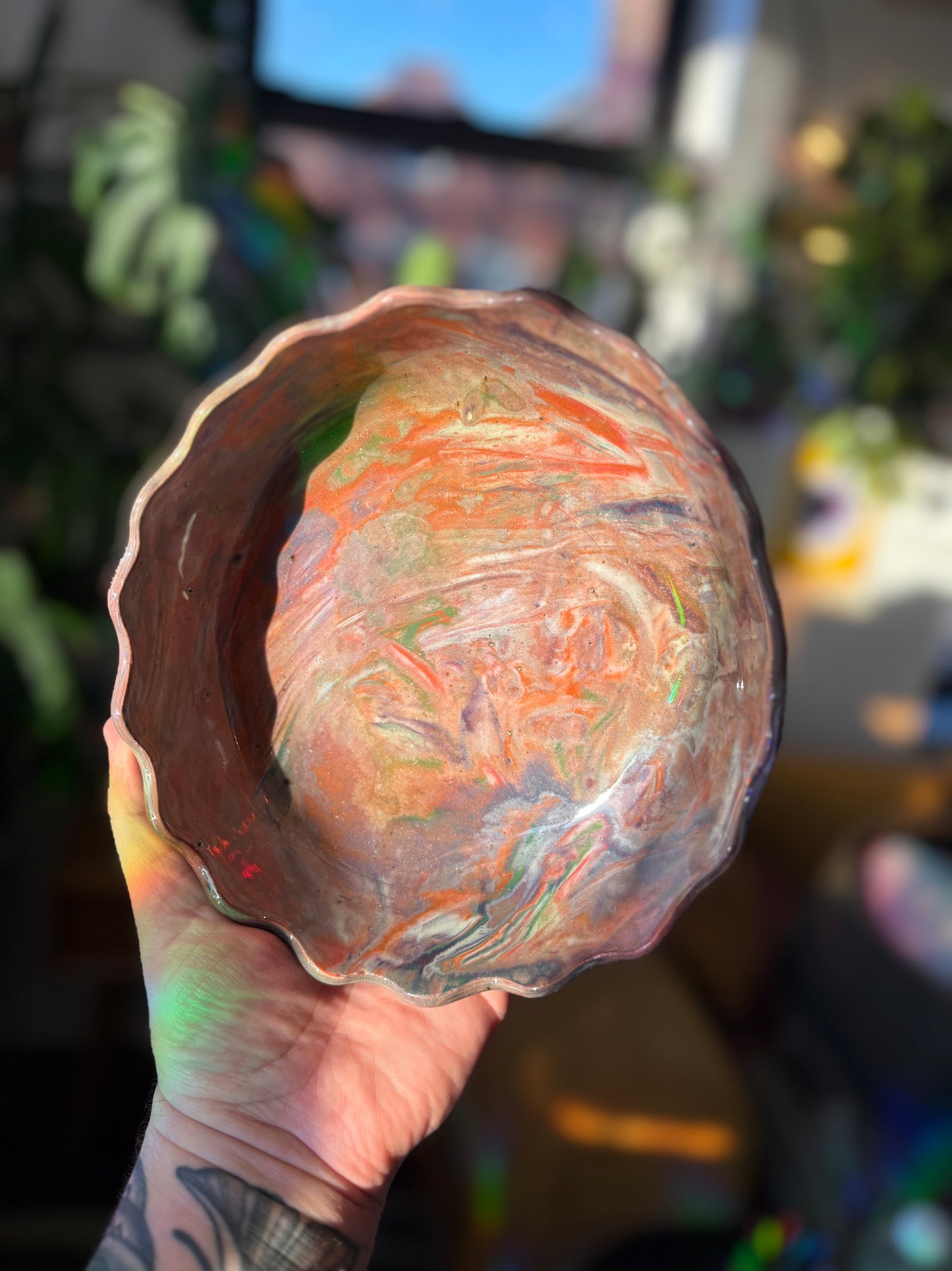 Orange / Purple / Green Bowl