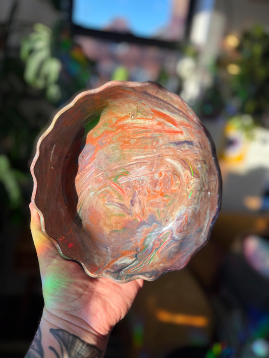 Orange / Purple / Green Bowl