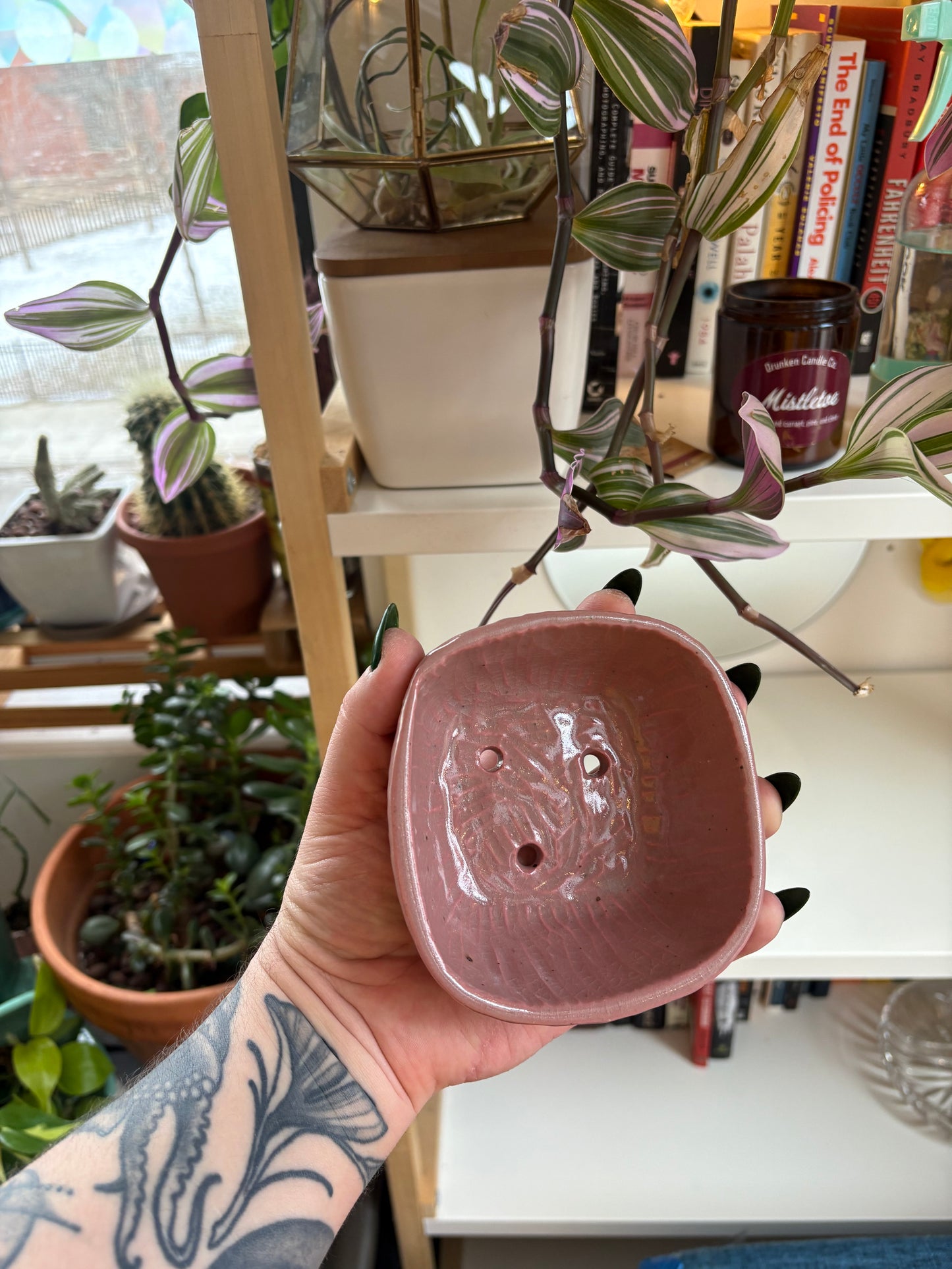 Pink planter