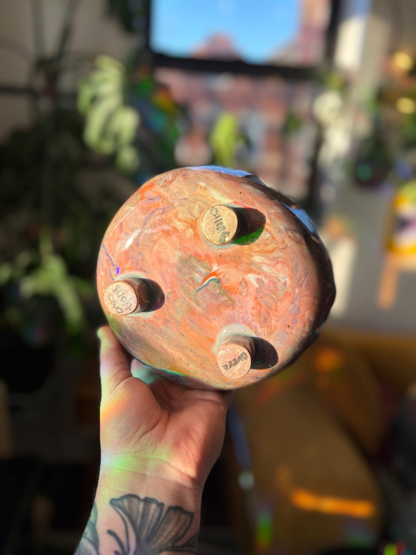 Orange / Purple / Green Bowl