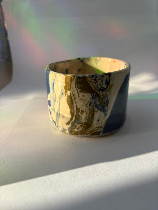 Green and Blue Cup