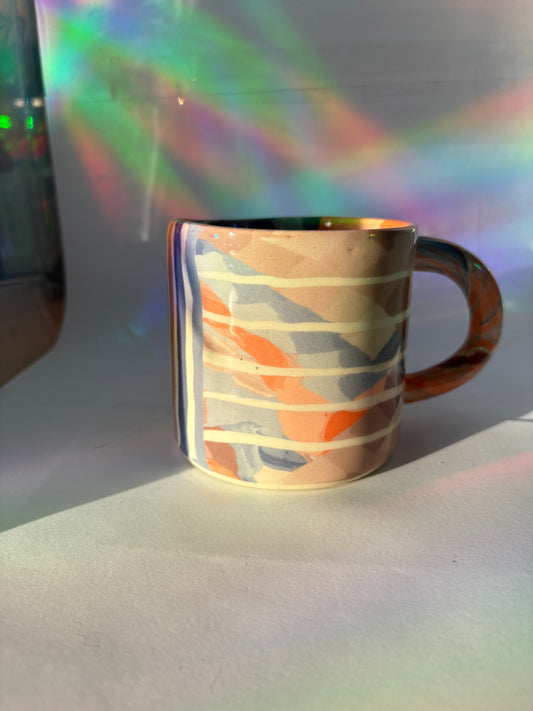 Orange / Purple / Blue Mug