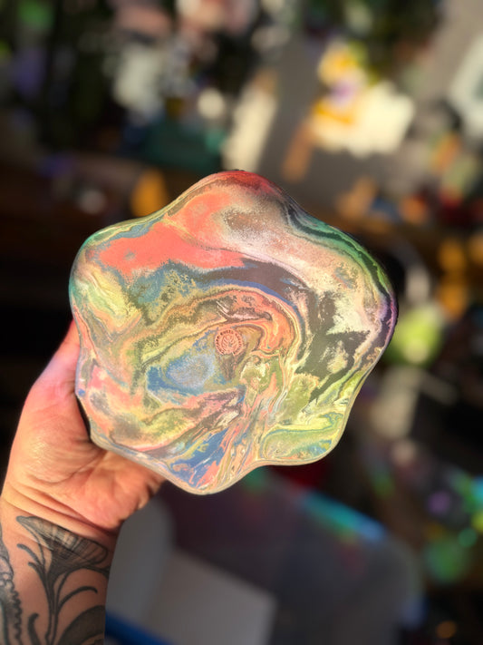 Dark Red / Black / Blue Tray