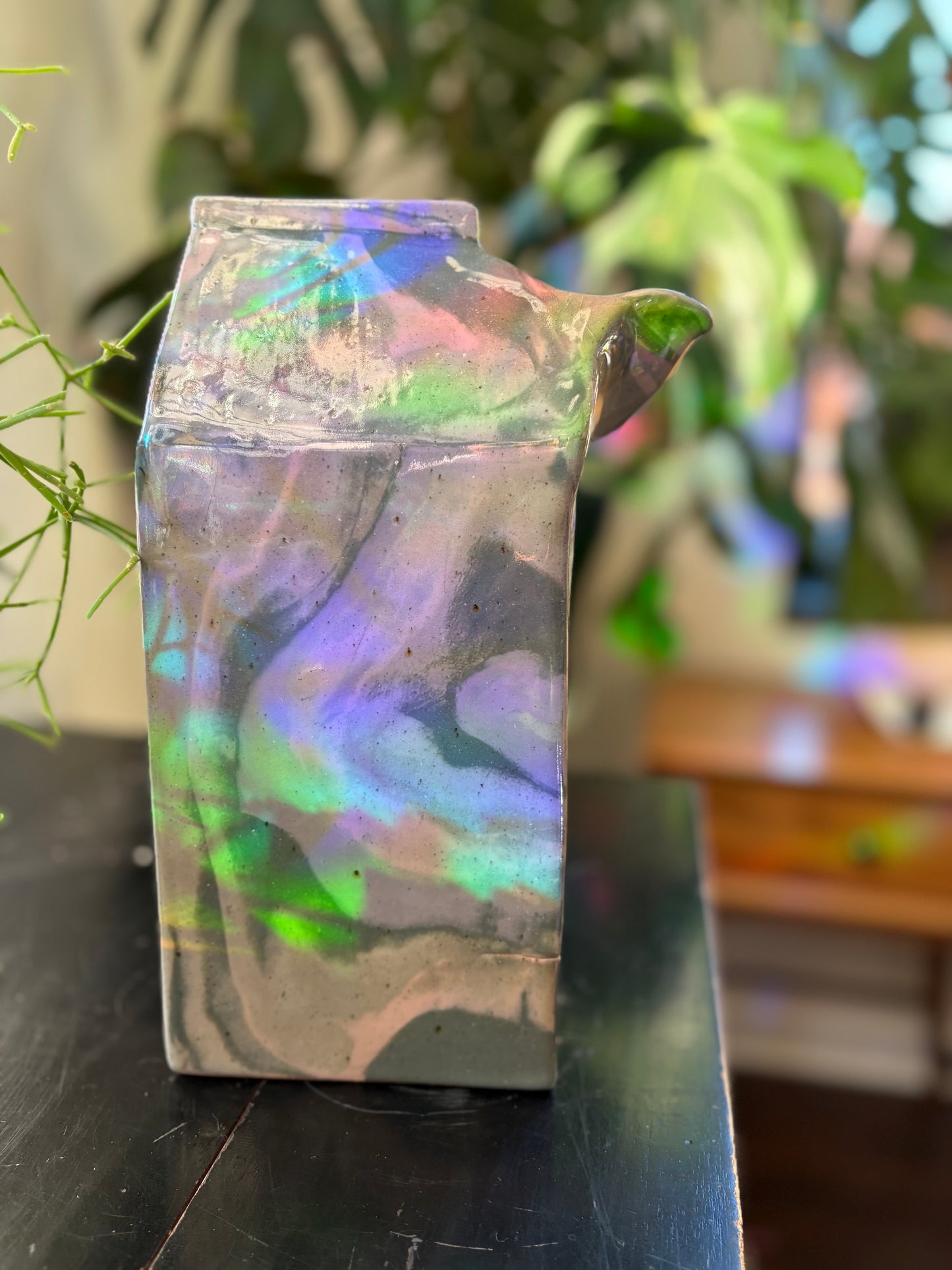 Grey / Purple / Pink Milk Carton