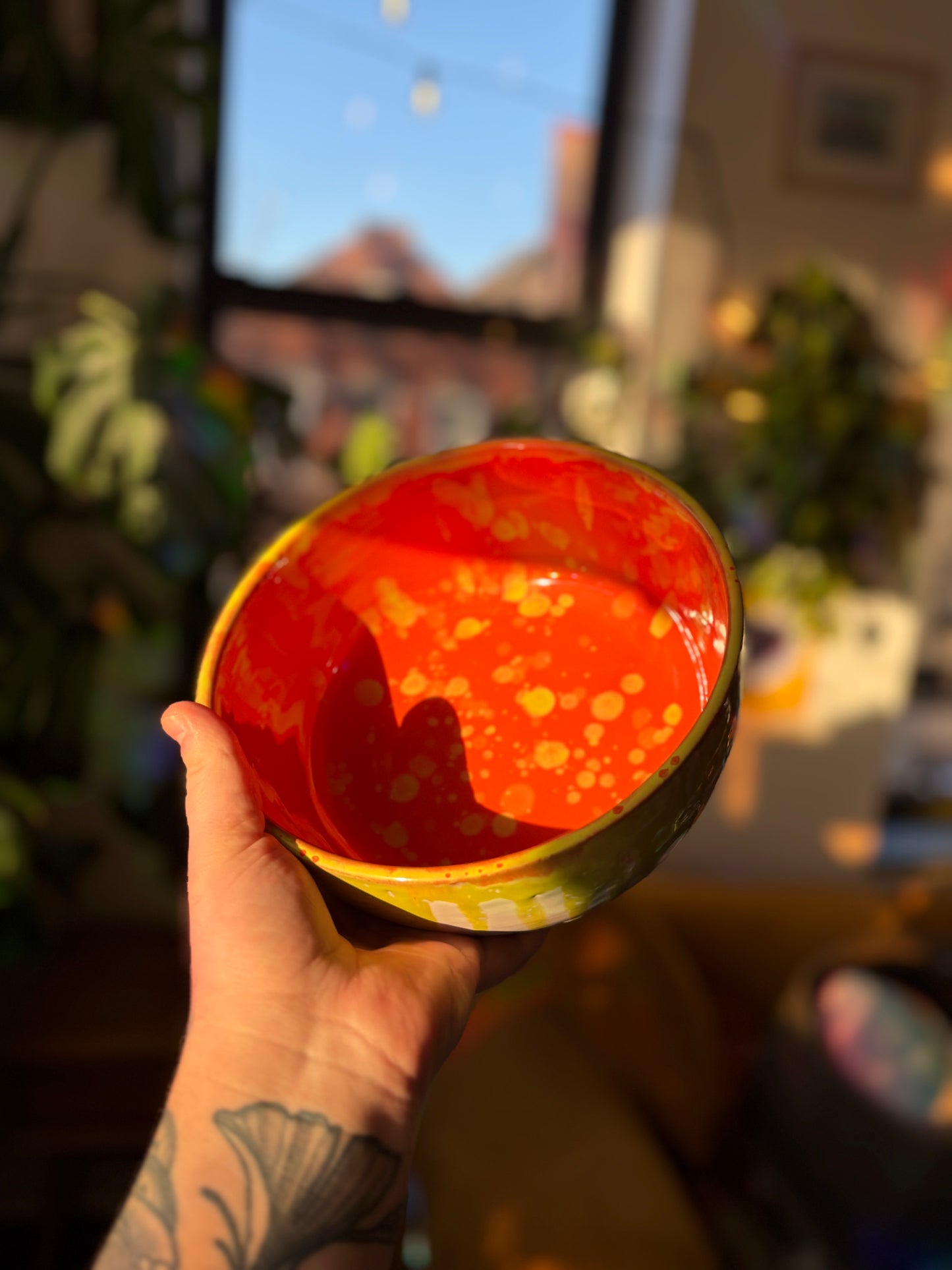 Neon Green / Orange Bowl