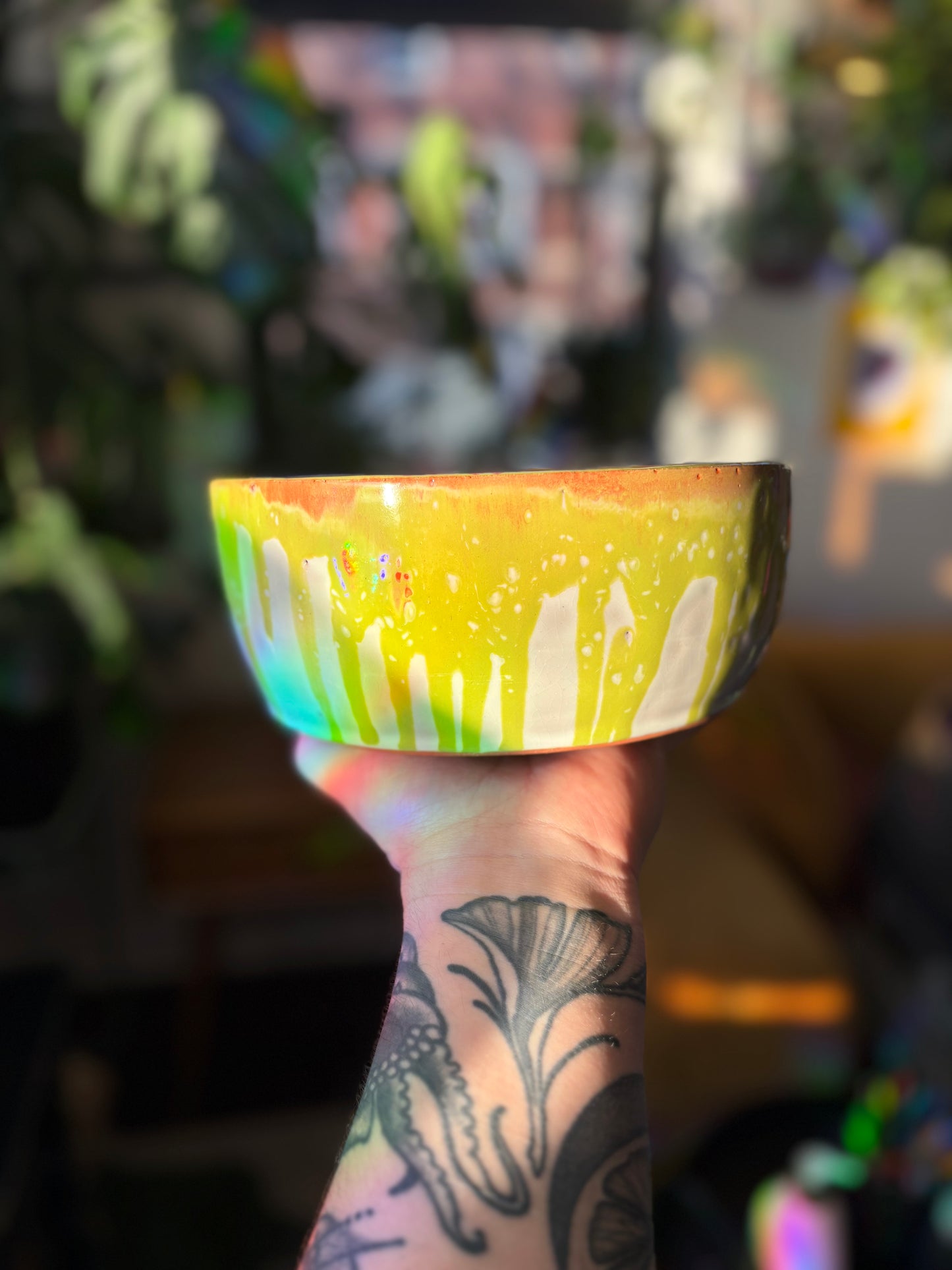 Neon Green / Orange Bowl