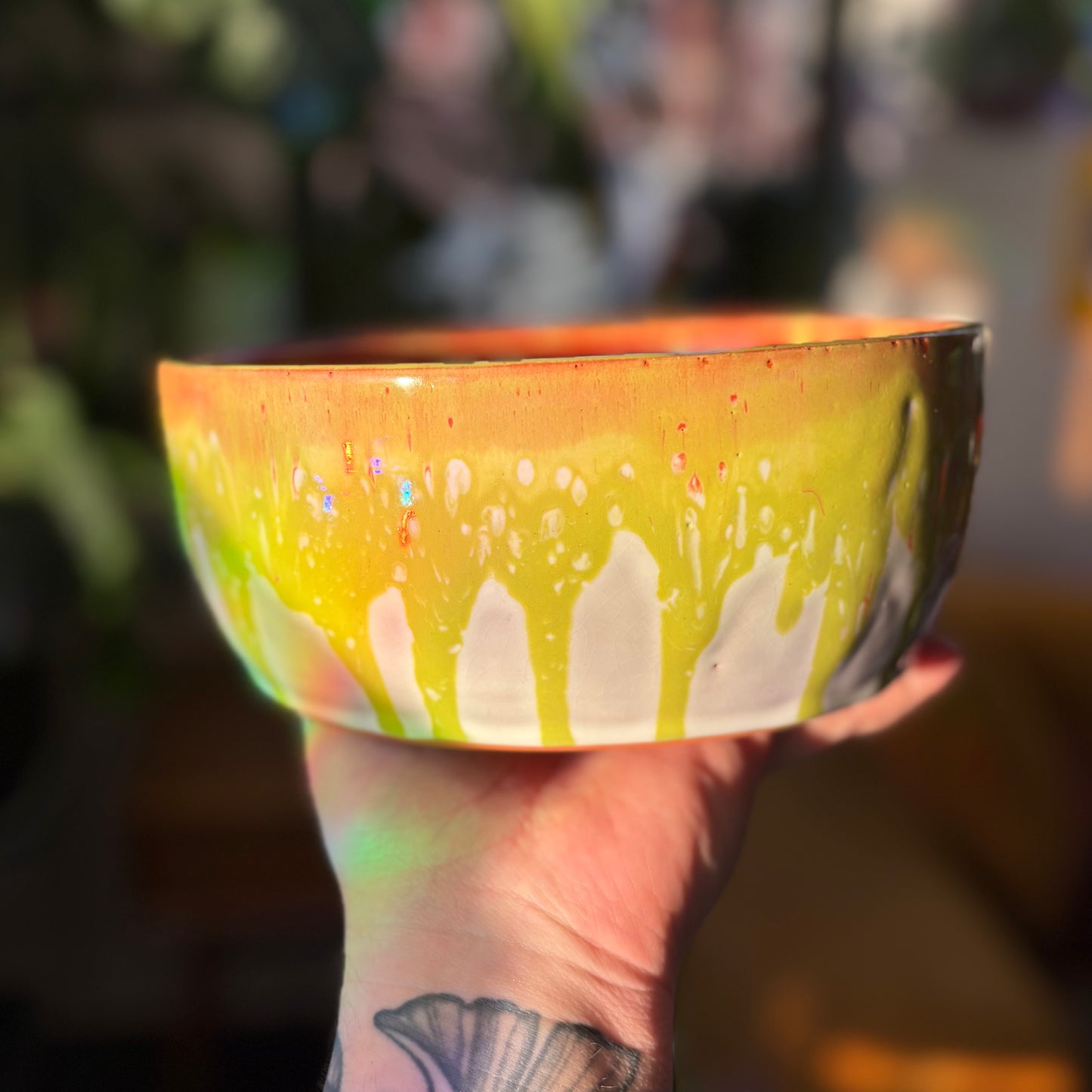 Neon Green / Orange Bowl