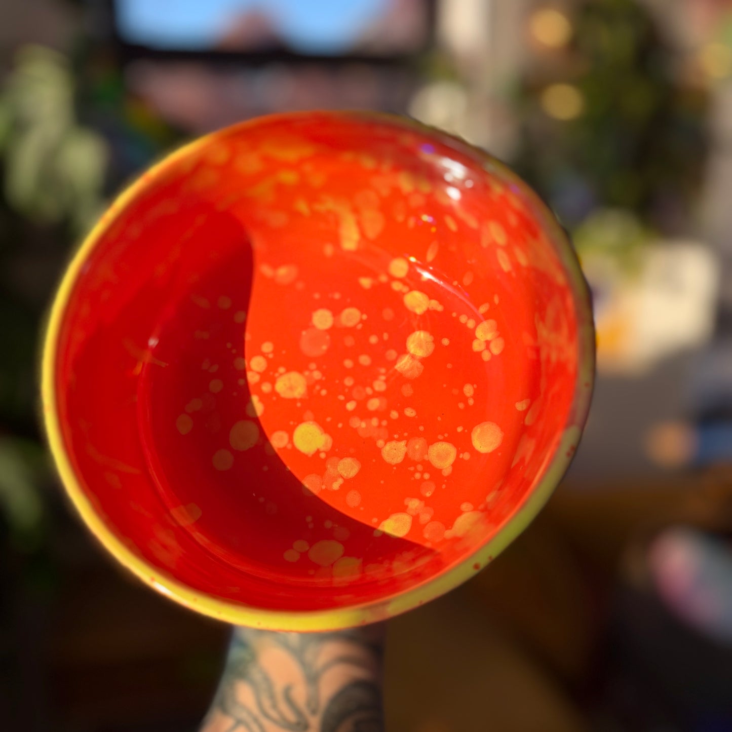 Neon Green / Orange Bowl