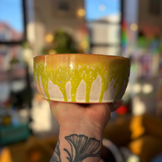 Neon Green / Orange Bowl