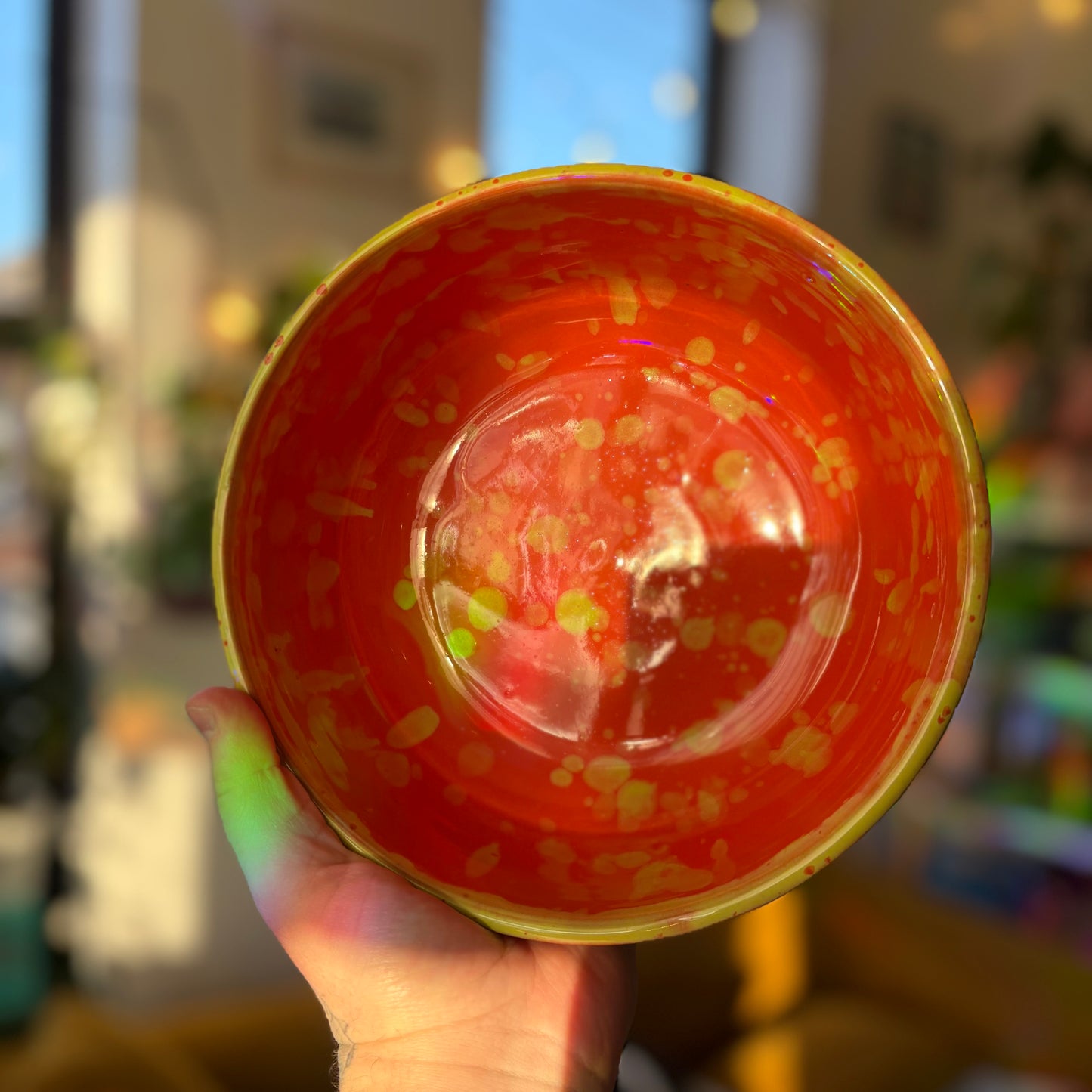 Neon Green / Orange Bowl