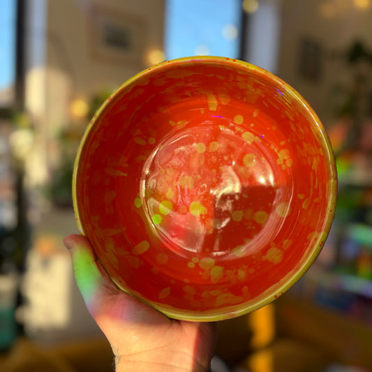 Neon Green / Orange Bowl