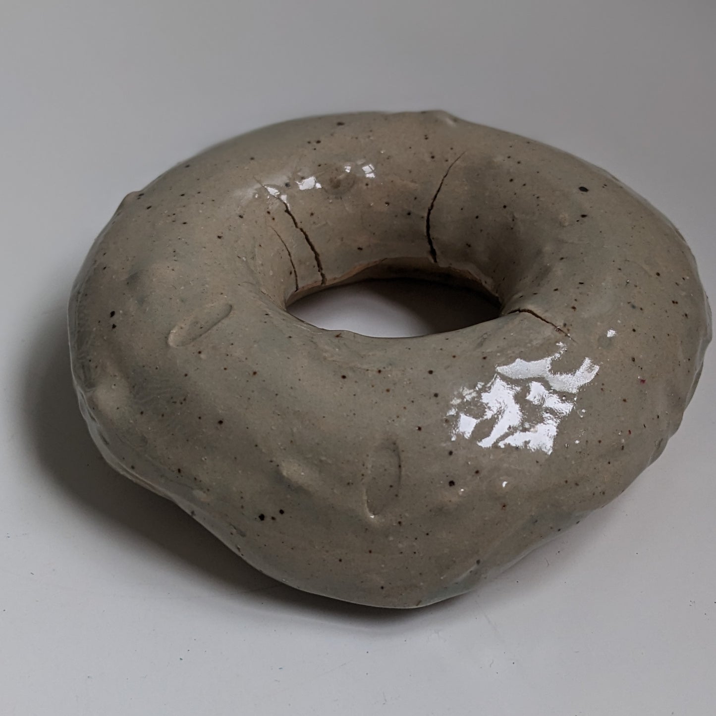 Pistachio Donut Sculpture