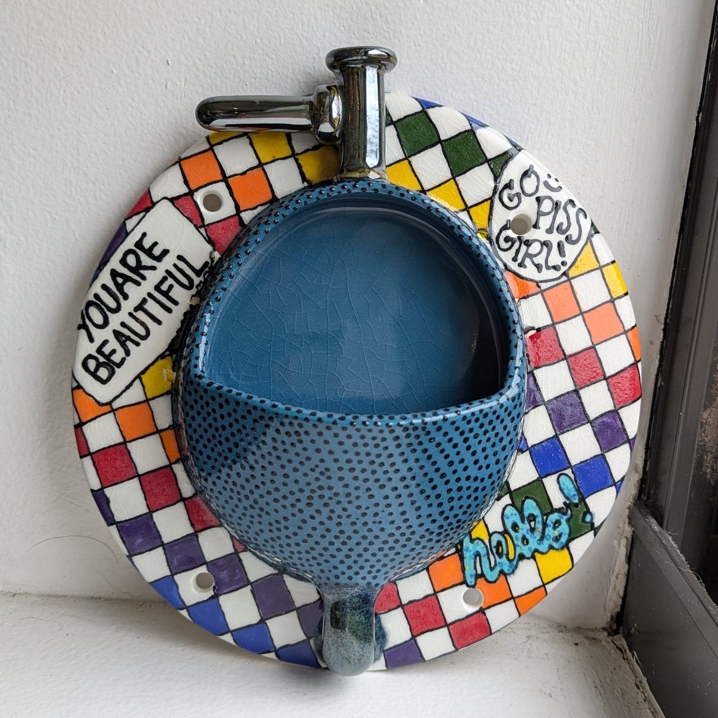 Rainbow Urinal Planter / Trinket Dish