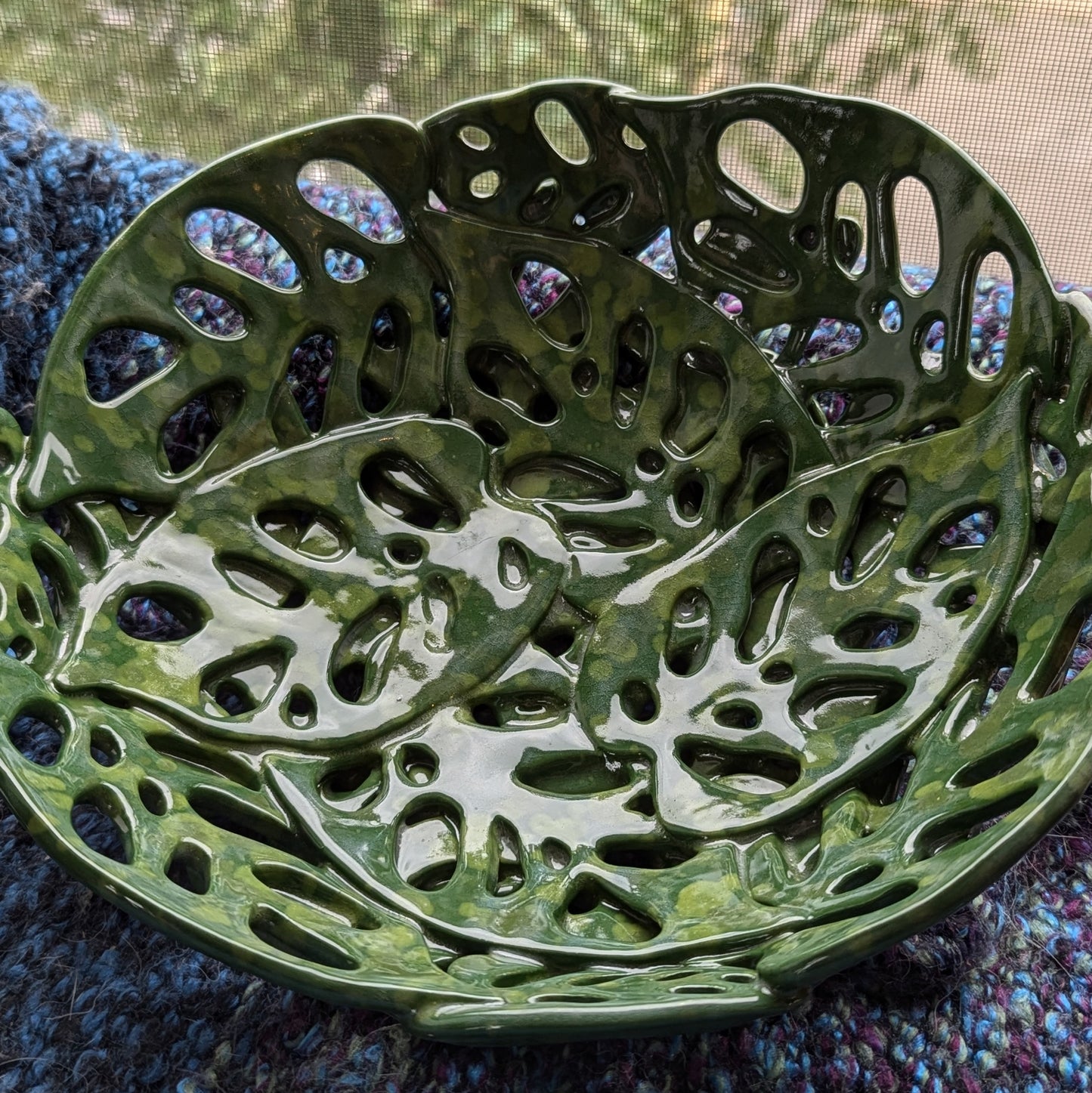 Swiss Cheese Monstera Bowl