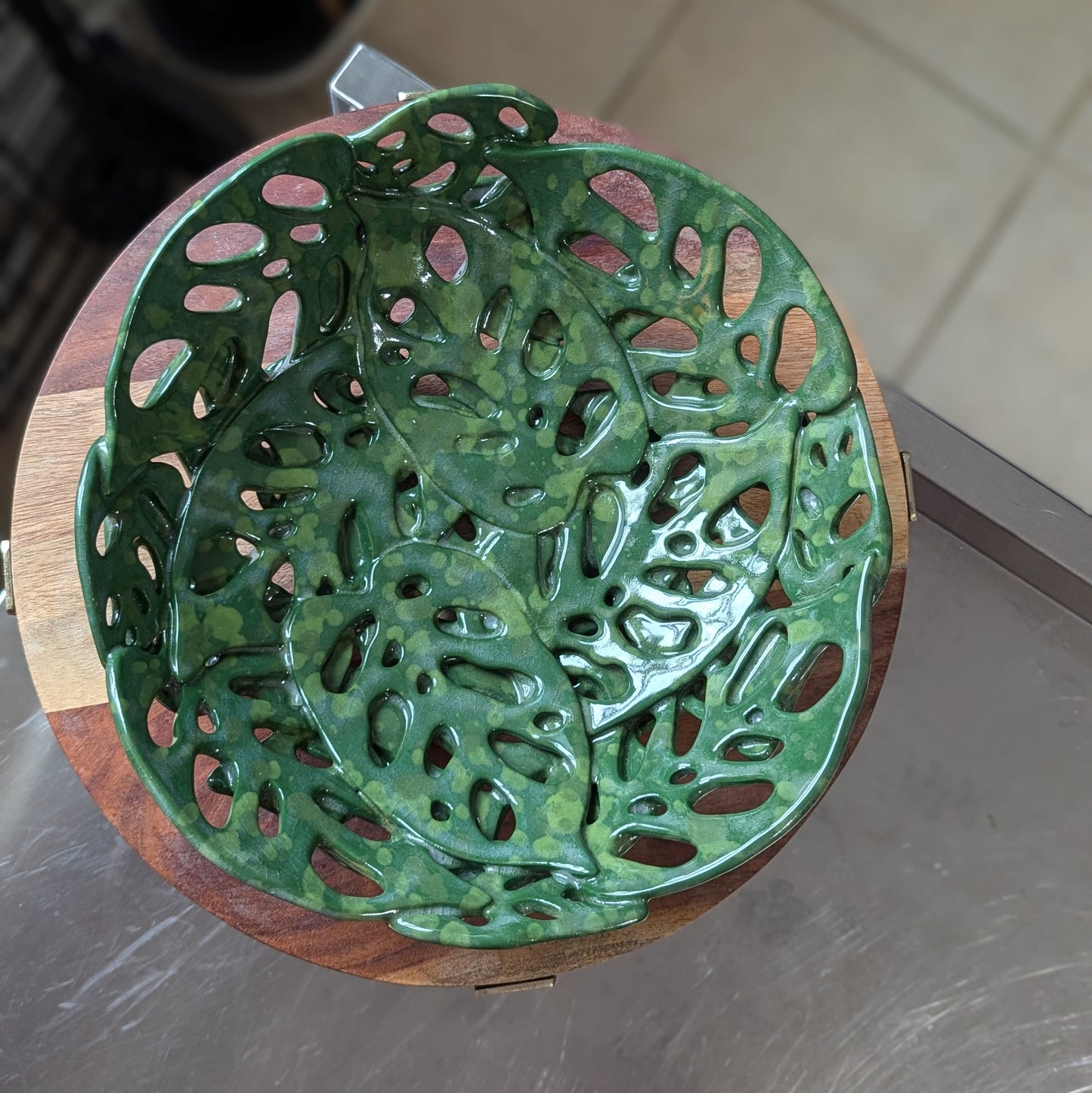 Swiss Cheese Monstera Bowl