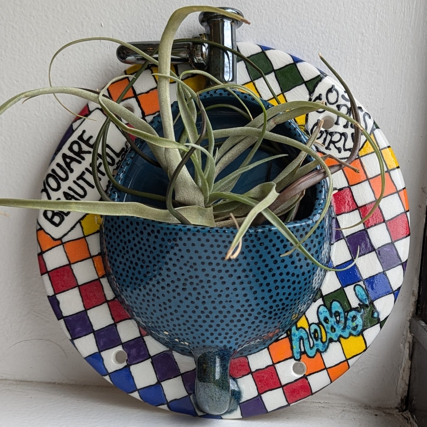 Rainbow Urinal Planter / Trinket Dish