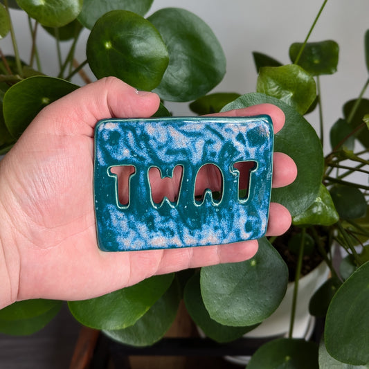 Teal Twat Sign