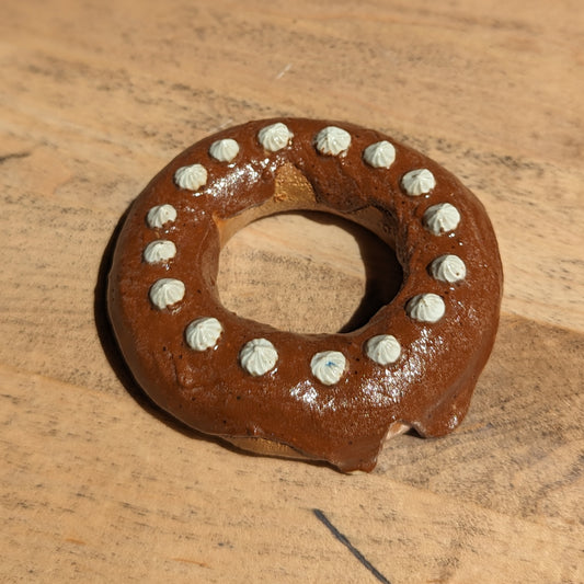 French Silk Pie Donut Sculpture