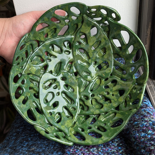 Swiss Cheese Monstera Bowl