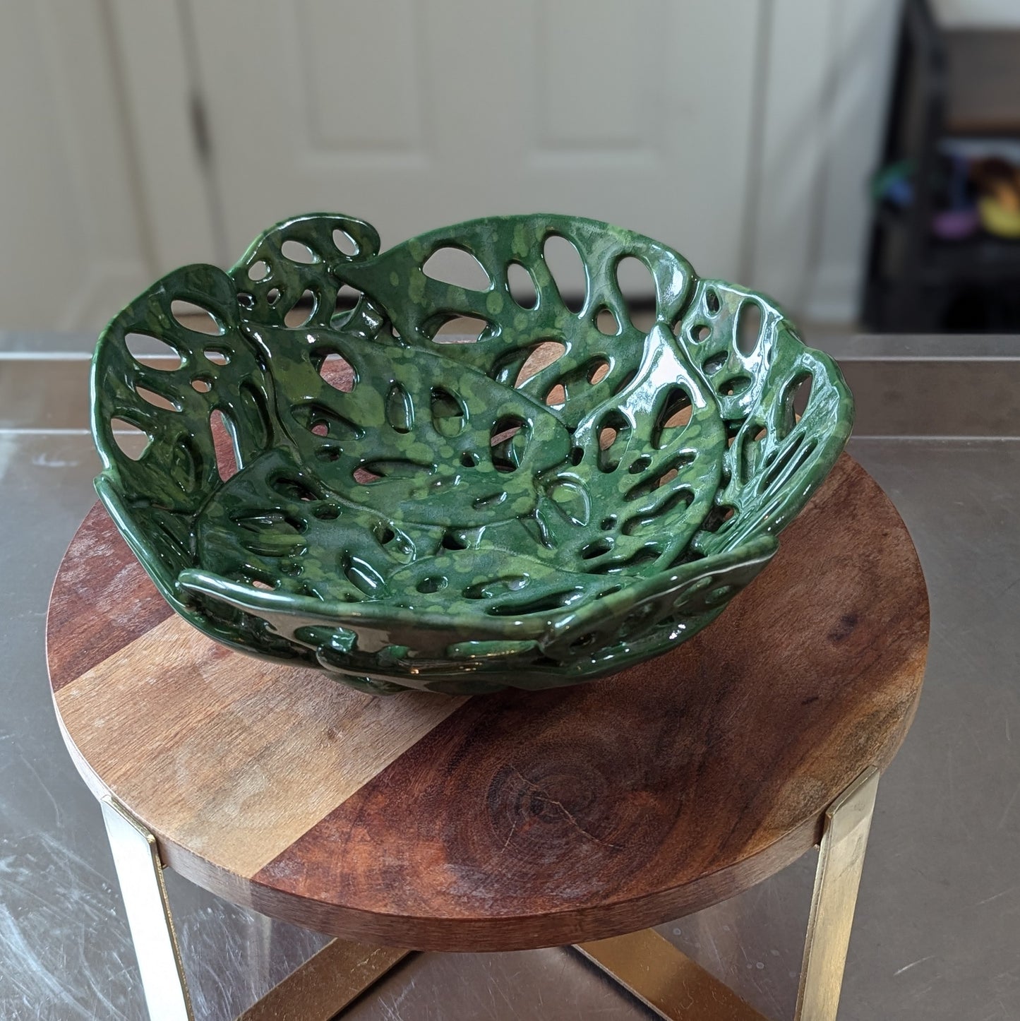 Swiss Cheese Monstera Bowl