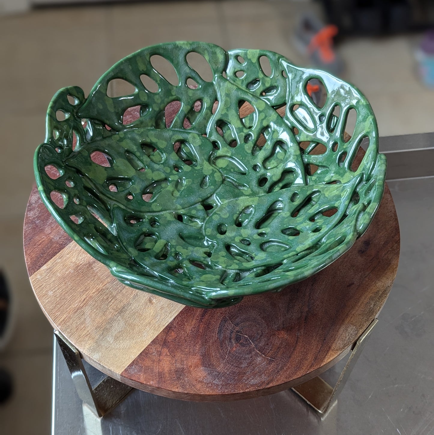 Swiss Cheese Monstera Bowl