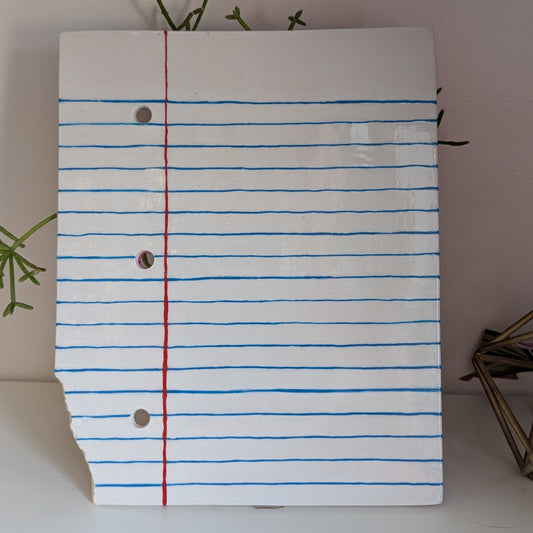 Notebook Paper Dry Erase Board