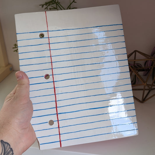 Notebook Paper Dry Erase Board